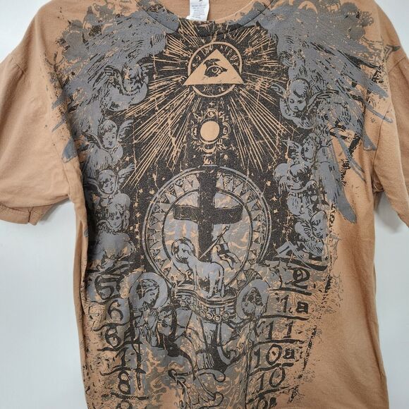 No Fear Short Sleeve Graphic Print T-shirt Men's Large *missing Tag 1301 - Picture 2 of 9